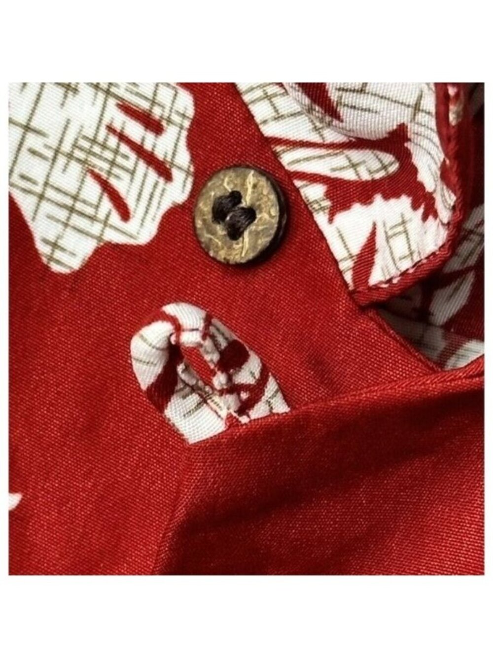 Aloha Joe Hawaiian Shirt Mens 2XL Red Tropical Floral Beach Resort Aloha Cruise - Picture 5 of 12